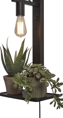 Industriële Wandlampen|Wandlampen-Good&Mojo Flores Wandlamp Black