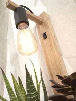 Wandlampen|Wandlampen-Good&Mojo Flores Wandlamp Natural