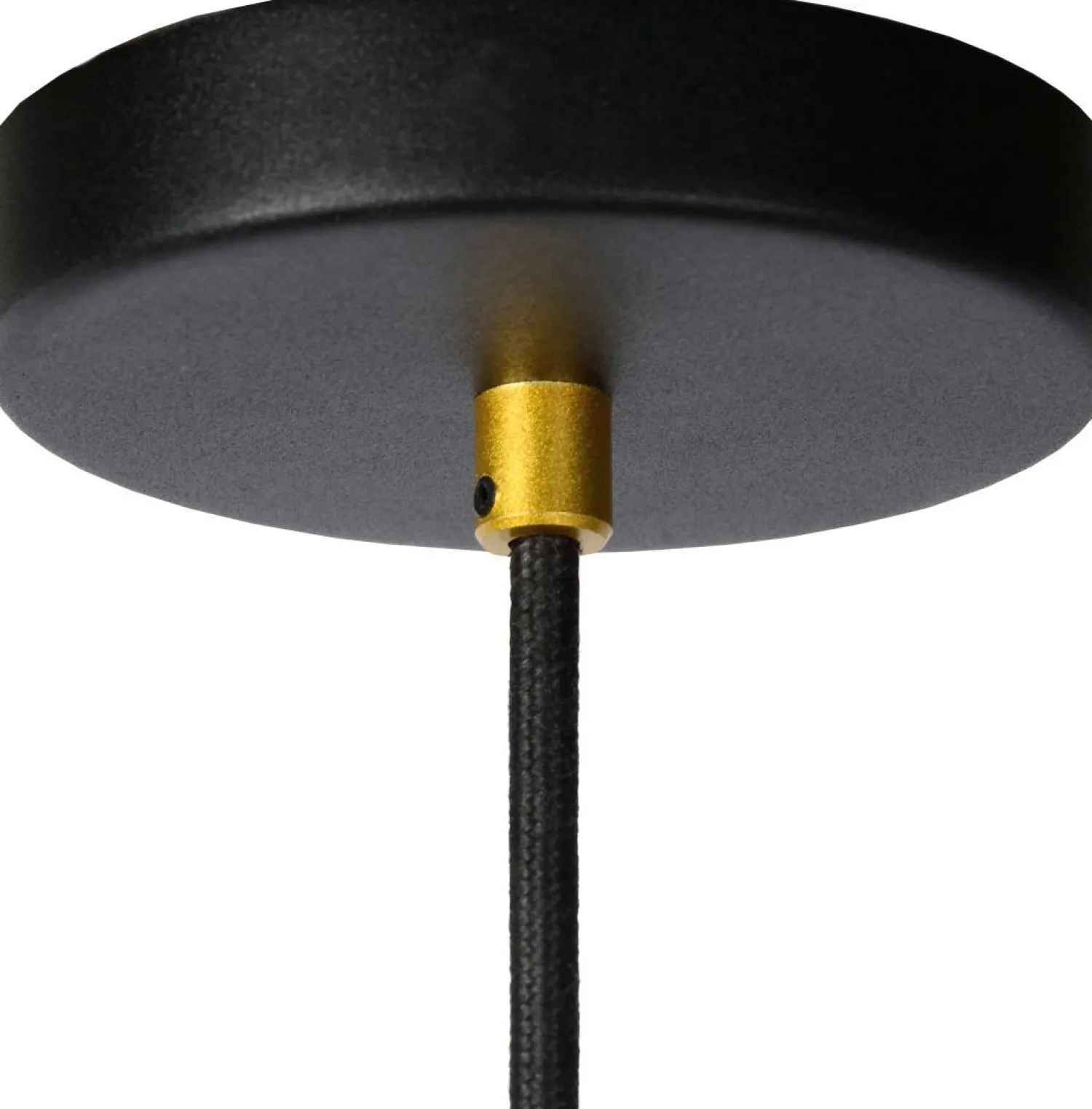 Hanglampen|Hanglampen-Lucide Floris Hanglamp Zwart, Goud