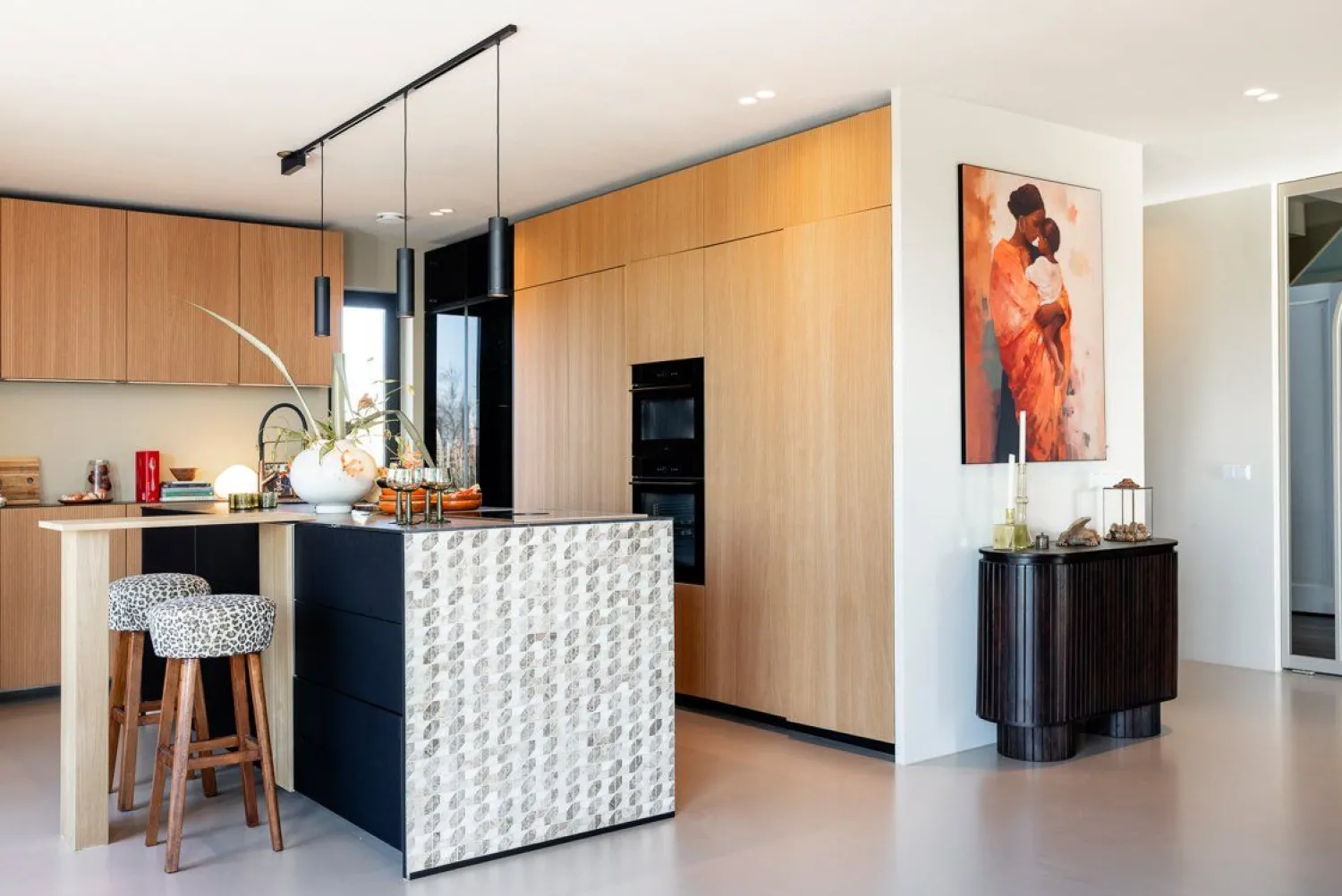 Hanglampen|Hanglampen-Lucide Floris Hanglamp Zwart, Goud