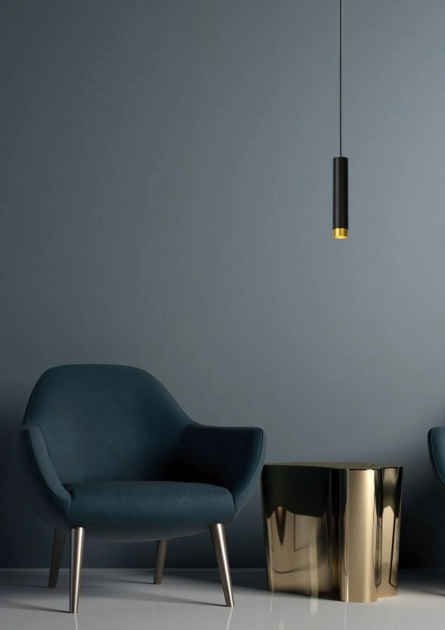 Hanglampen|Hanglampen-Lucide Floris Hanglamp Zwart, Goud