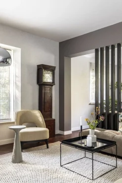 Ronde Bijzettafels-Zuiver Floss Bijzettafel Grey