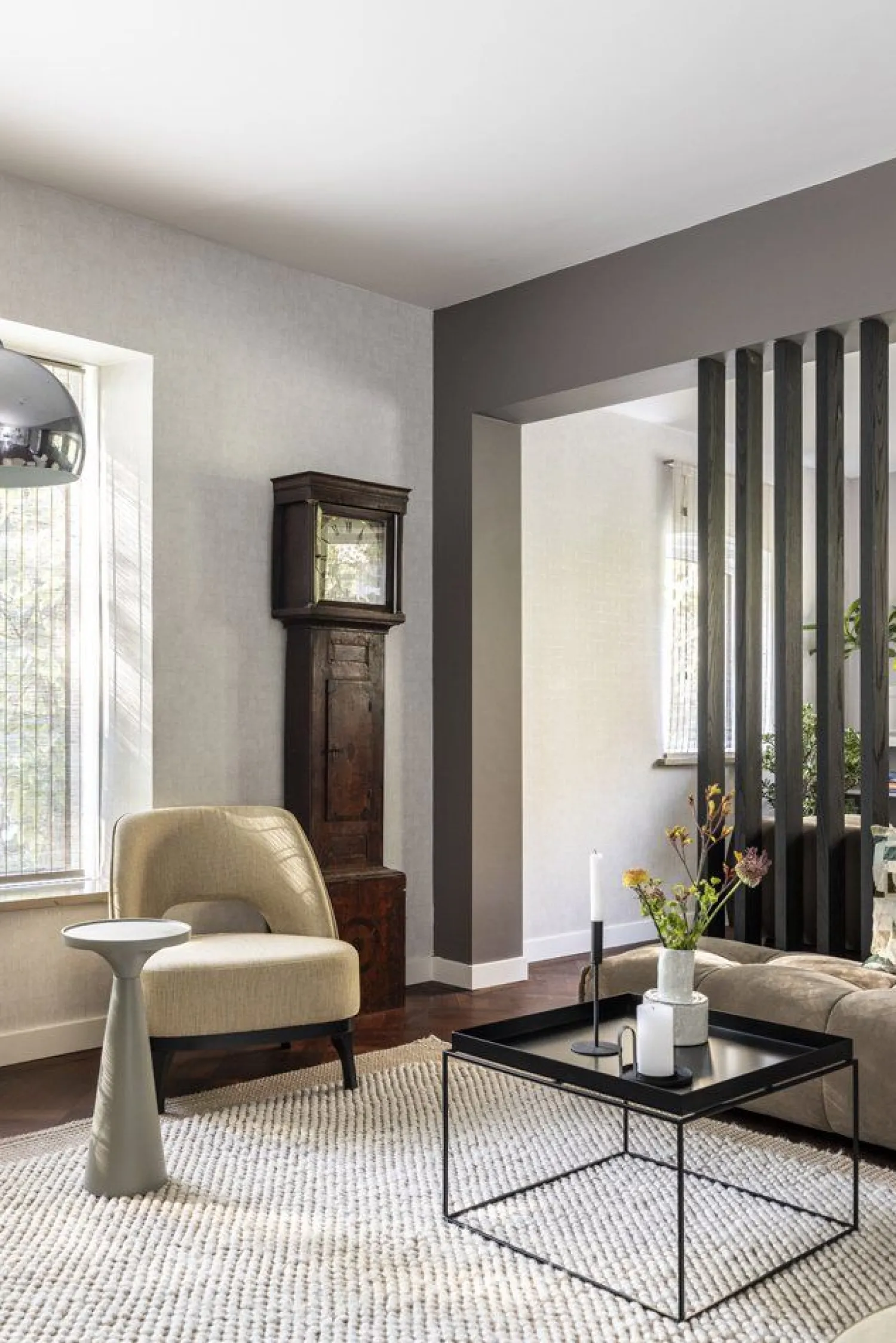 Ronde Bijzettafels-Zuiver Floss Bijzettafel Grey