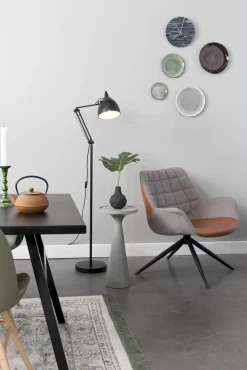 Ronde Bijzettafels-Zuiver Floss Bijzettafel Grey