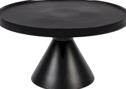 Ronde Salontafels-Zuiver Floss Salontafel Black