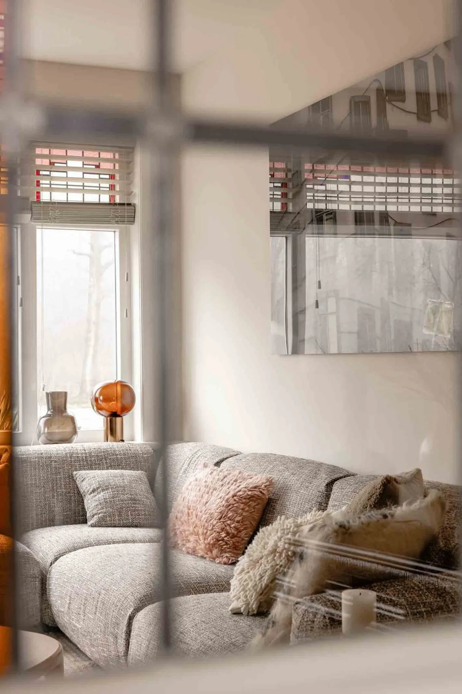 Sierkussens & Plaids-HKLIVING Fluffy Sierkussen Blush