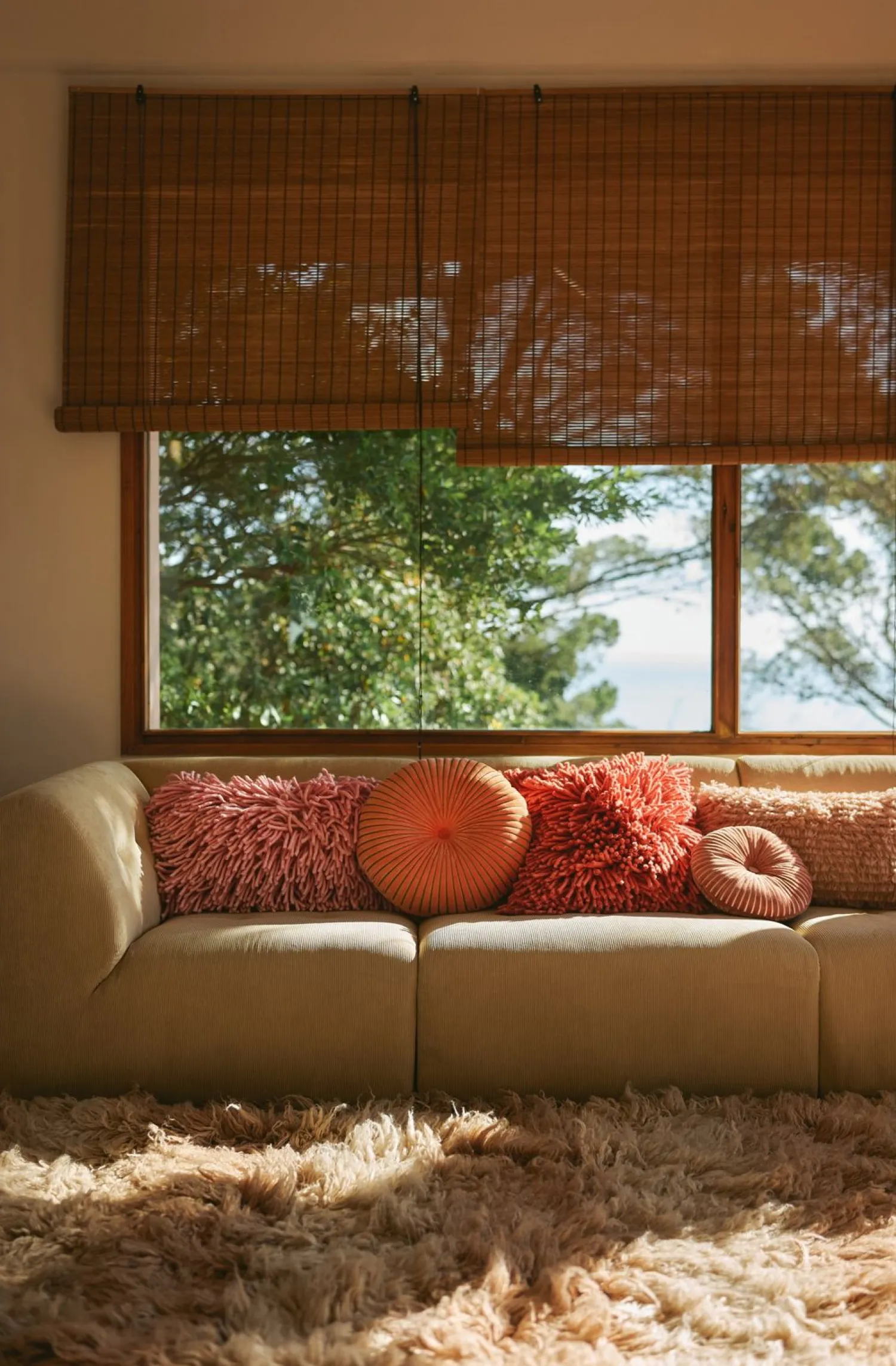 Sierkussens & Plaids-HKLIVING Fluffy Sierkussen Blush