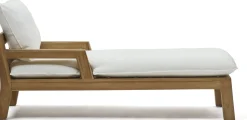 Tuinstoelen-Kave Home Forcanera Ligstoel Wit