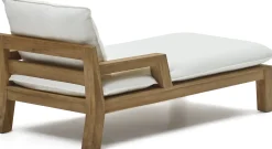 Tuinstoelen-Kave Home Forcanera Ligstoel Wit