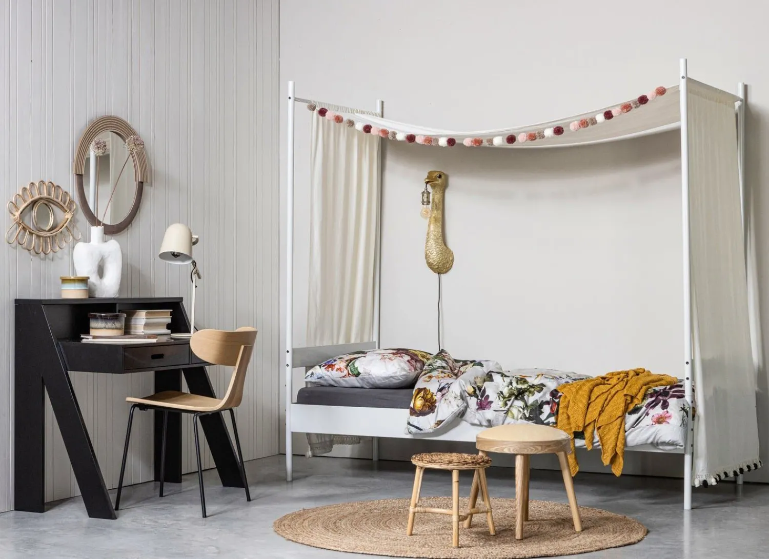 Eetkamerstoelen Zonder Armleuning-WOOOD Form Eetkamerstoel Natural