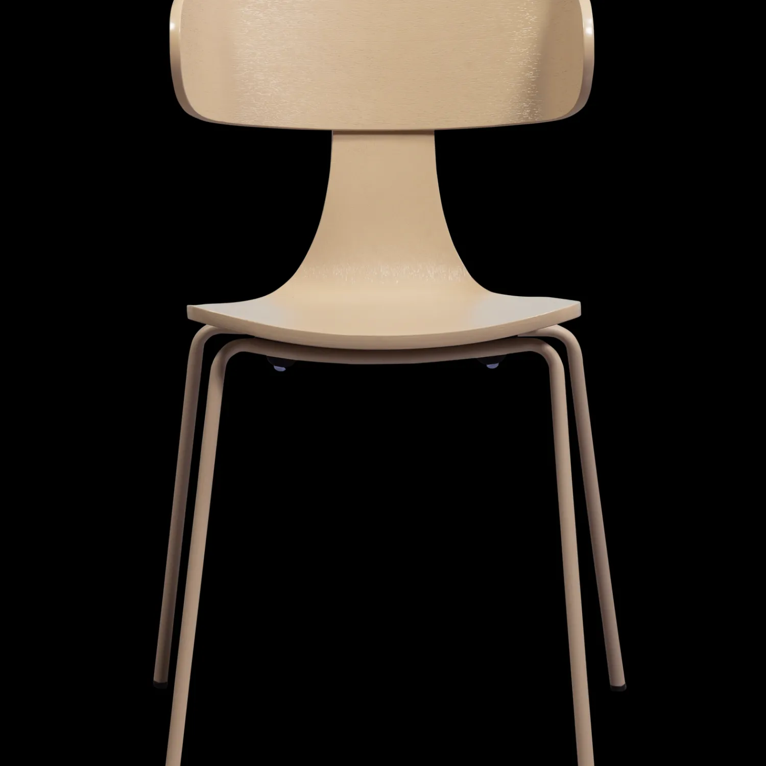 Eetkamerstoelen Zonder Armleuning-WOOOD Form Eetkamerstoel Sand