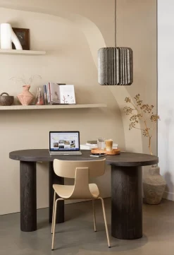 Eetkamerstoelen Zonder Armleuning-WOOOD Form Eetkamerstoel Sand