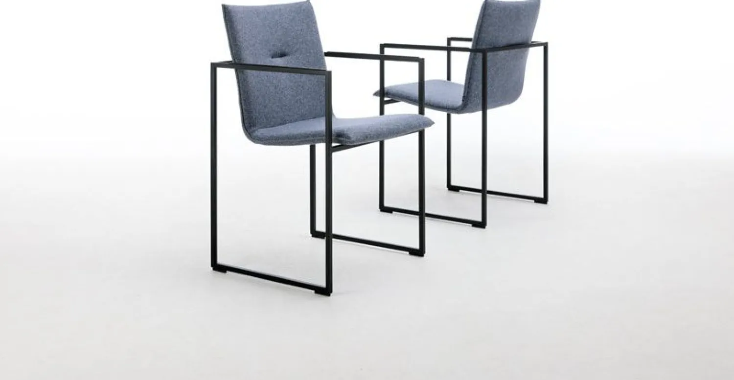 Eetkamerstoelen Met Armleuning|Design Stoelen-Arco Frame Friendly Eetkamerstoel Rust