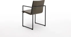Eetkamerstoelen Met Armleuning|Design Stoelen-Arco Frame Friendly Eetkamerstoel Rust
