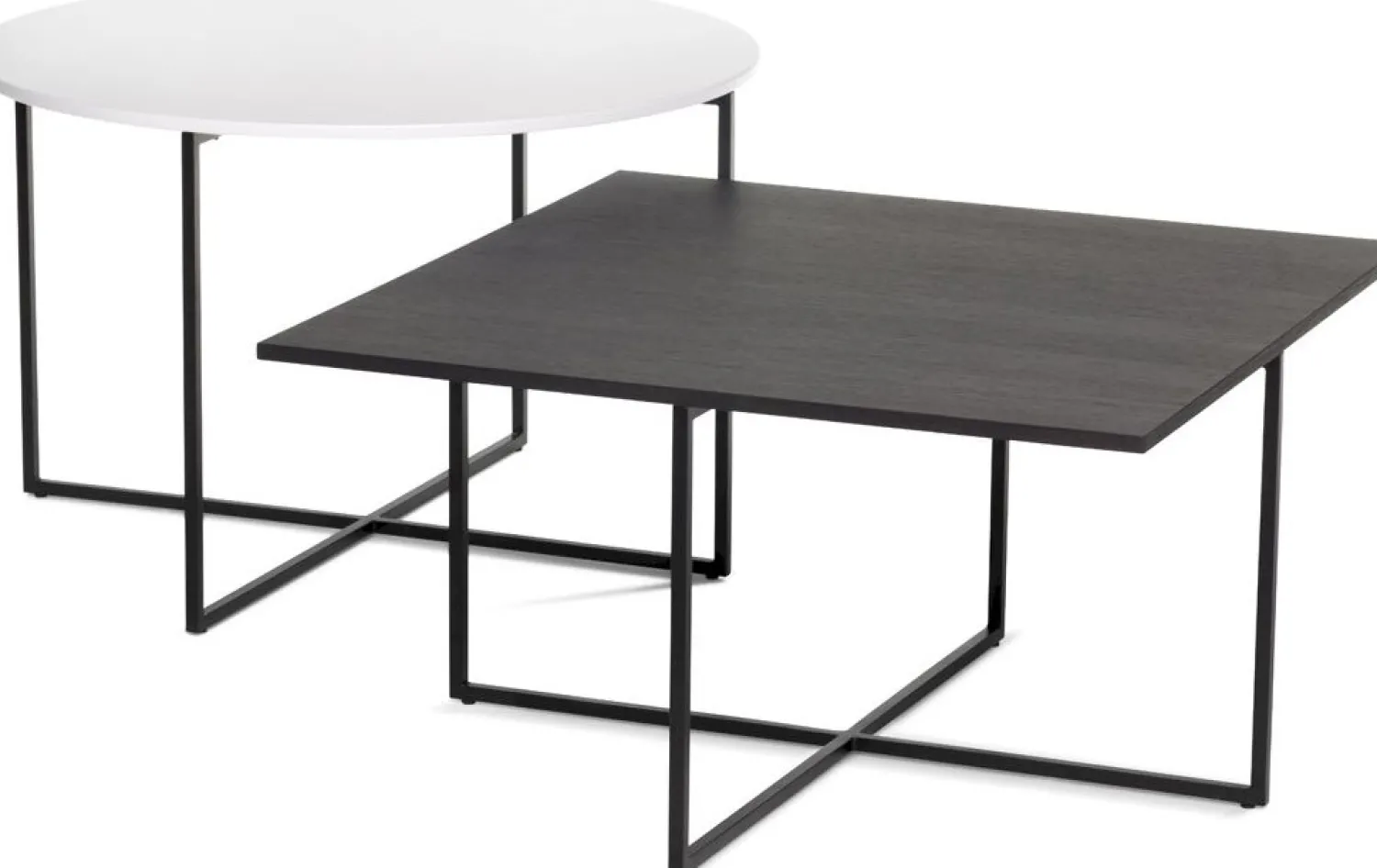 Design Salontafels|Houten Salontafels-Interstar Frame Salontafel Ivoor