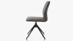 Eetkamerstoelen Zonder Armleuning-XOOON Franky Eetkamerstoel Off Black