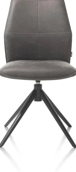 Eetkamerstoelen Zonder Armleuning-XOOON Franky Eetkamerstoel Off Black