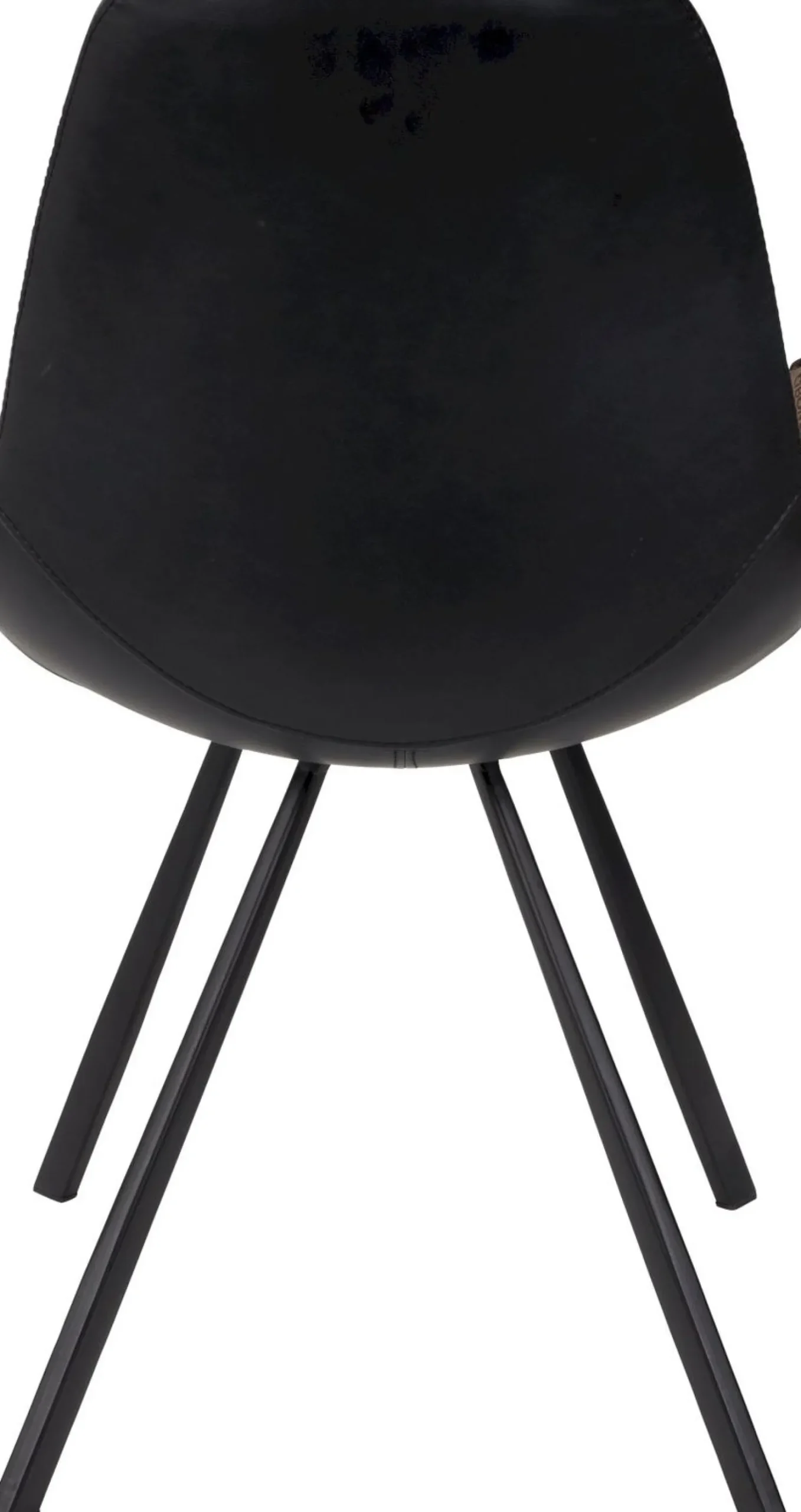 Kuipstoelen|Eetkamerstoelen Zonder Armleuning-Dutchbone Franky Eetkamerstoel Black