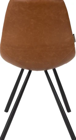 Kuipstoelen|Eetkamerstoelen Zonder Armleuning-Dutchbone Franky Eetkamerstoel Brown