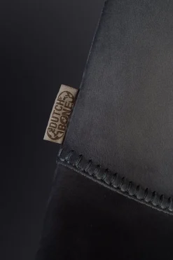 Kuipstoelen|Eetkamerstoelen Zonder Armleuning-Dutchbone Franky Velvet Eetkamerstoel Grey