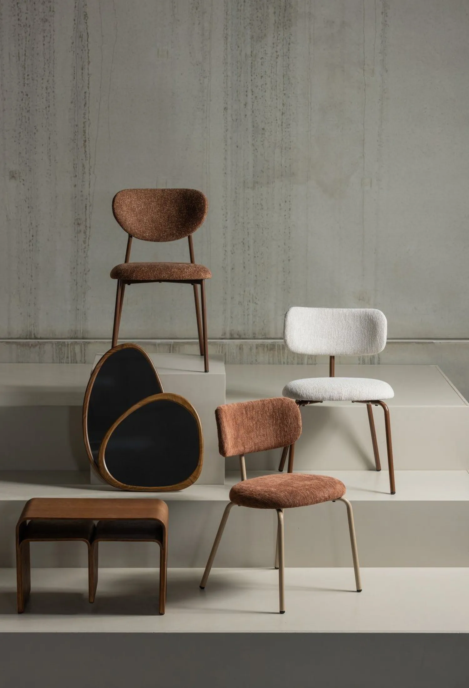 Houten Bijzettafels-WOOOD Frey Bijzettafel Walnut