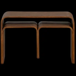 Houten Bijzettafels-WOOOD Frey Bijzettafel Walnut