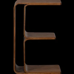 Houten Bijzettafels-WOOOD Frey Bijzettafel Walnut