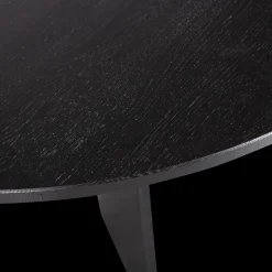 Houten Eettafels|Ronde Eettafels-WOOOD Fries Eettafel Blacknight