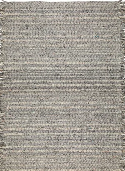 Vloerkleden|Wollen Vloerkleden-Zuiver Frills Vloerkleed Grey, Blue