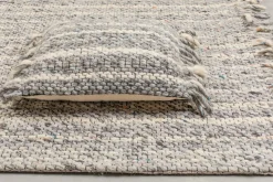 Vloerkleden|Wollen Vloerkleden-Zuiver Frills Vloerkleed Grey, Blue