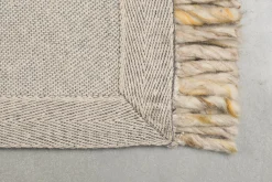 Vloerkleden|Wollen Vloerkleden-Zuiver Frills Vloerkleed Beige, Yellow