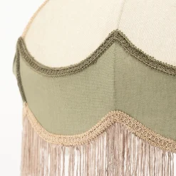 Hanglampen|Hanglampen-By Boo Fringaloo Hanglamp Naturel, Groen, Roze