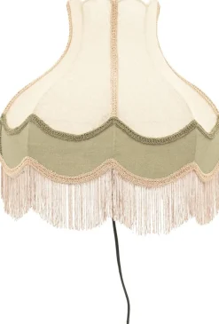 Wandlampen|Wandlampen-By Boo Fringaloo Wandlamp Naturel, Groen, Roze