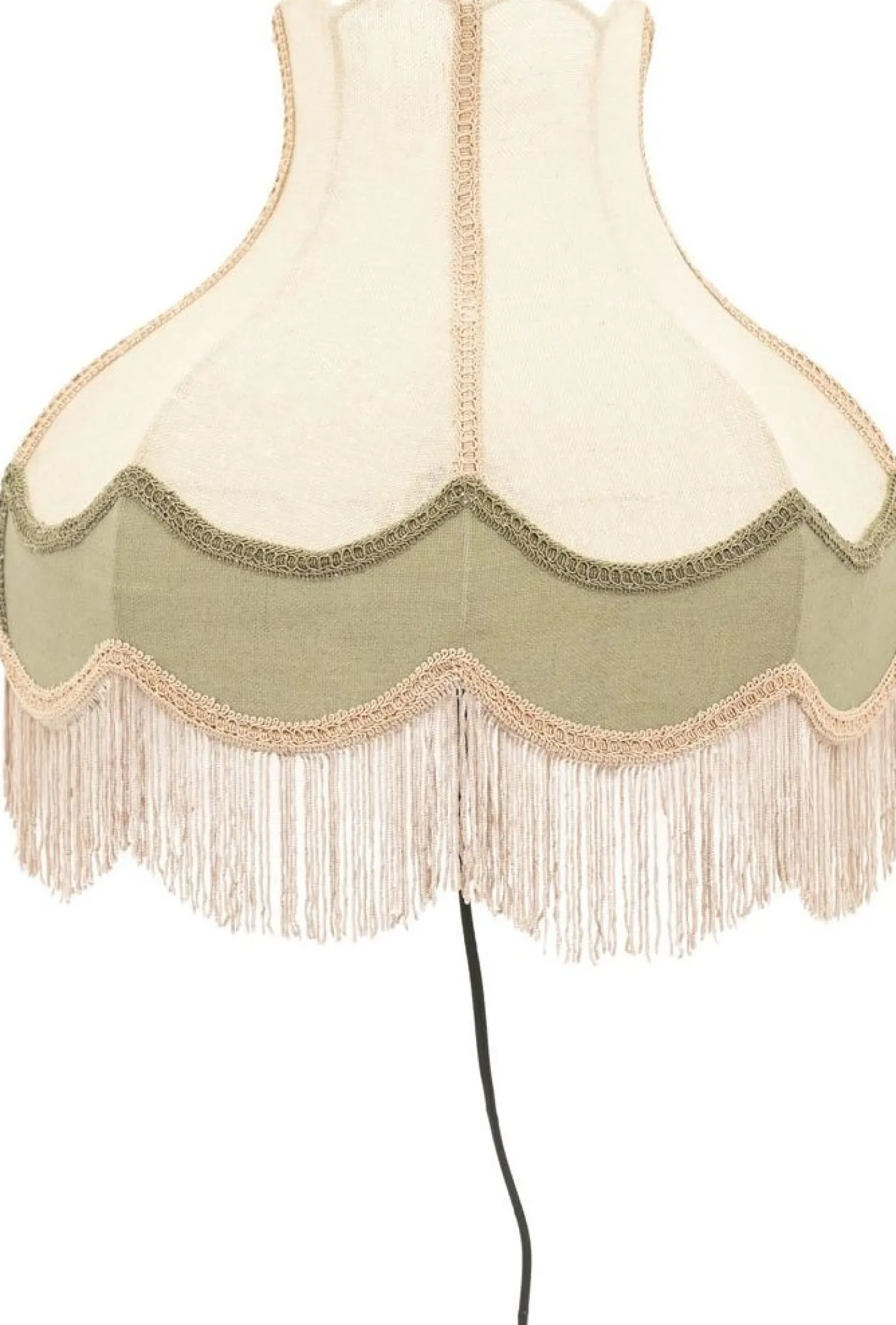 Wandlampen|Wandlampen-By Boo Fringaloo Wandlamp Naturel, Groen, Roze
