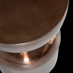 Ronde Bijzettafels-WOOOD Frits Bijzettafel Brons