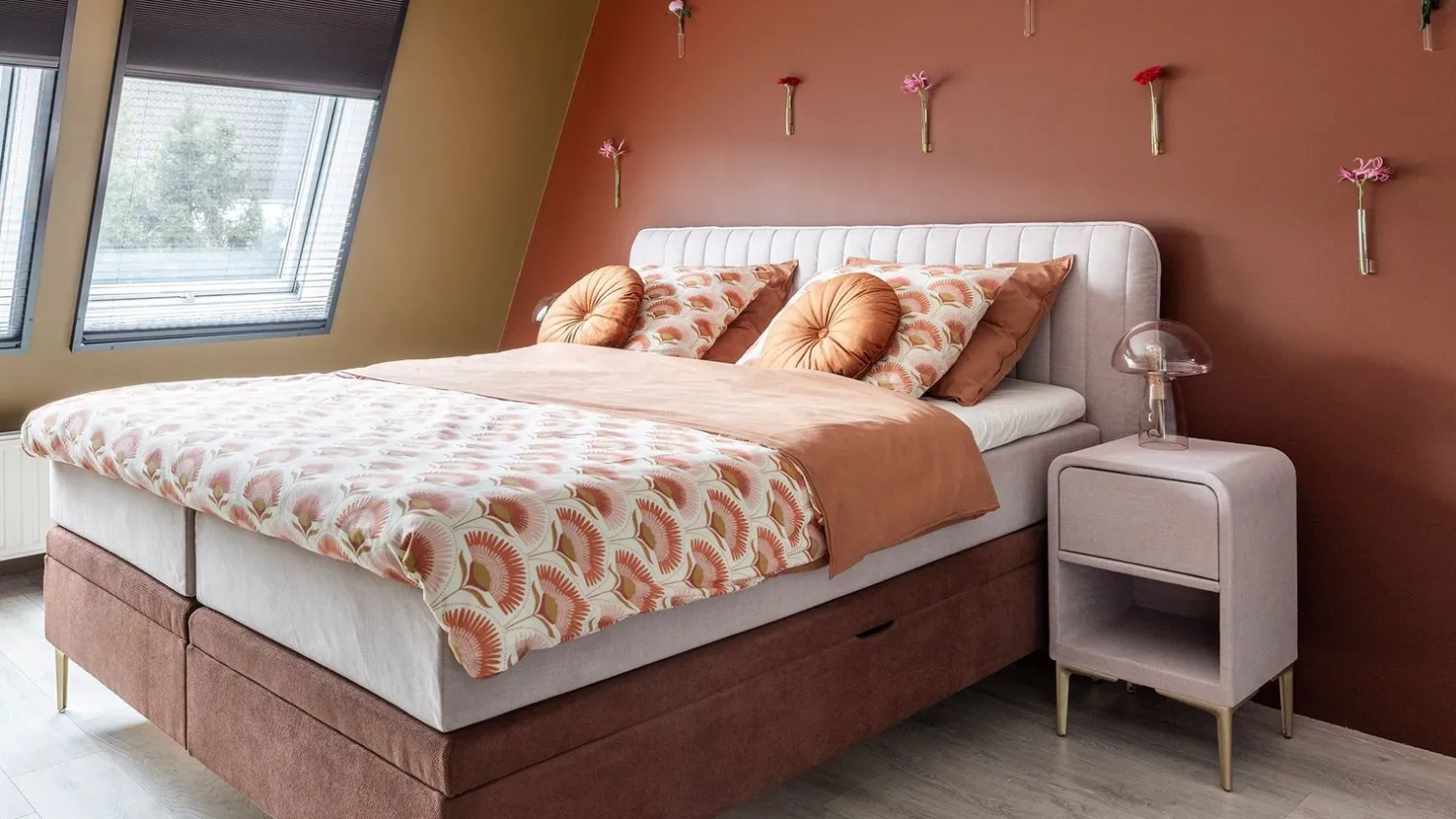 Tafellampen|Tafellampen-Lucide Fungo Tafellamp Roze