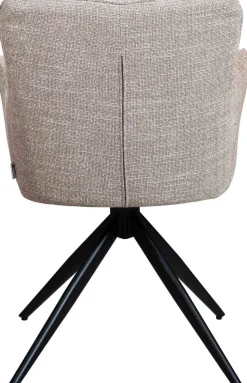 Draaibare Eetkamerstoelen|Eetkamerstoelen Met Armleuning-Eijerkamp Collectie Gabriel Eetkamerstoel Naturel