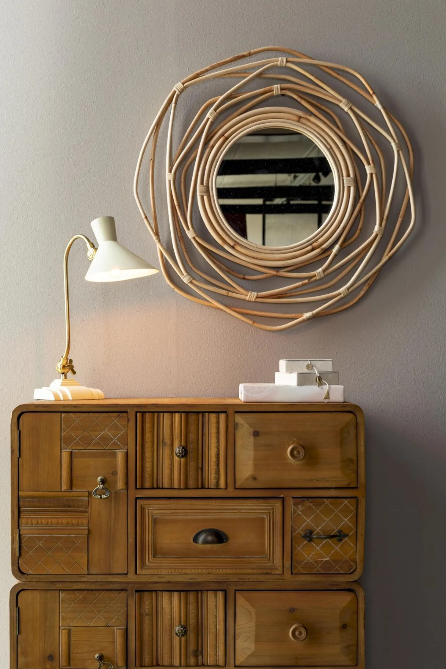 Tafellampen|Tafellampen-Dutchbone Gaia Tafellamp Ivory