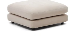 Hockers|Poefs-Kave Home Gala Hocker Beige