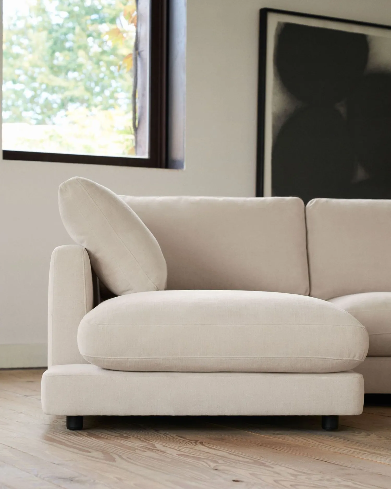 Hoekbanken-Kave Home Gala Hoekbank Beige
