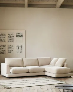 Hoekbanken-Kave Home Gala Hoekbank Beige
