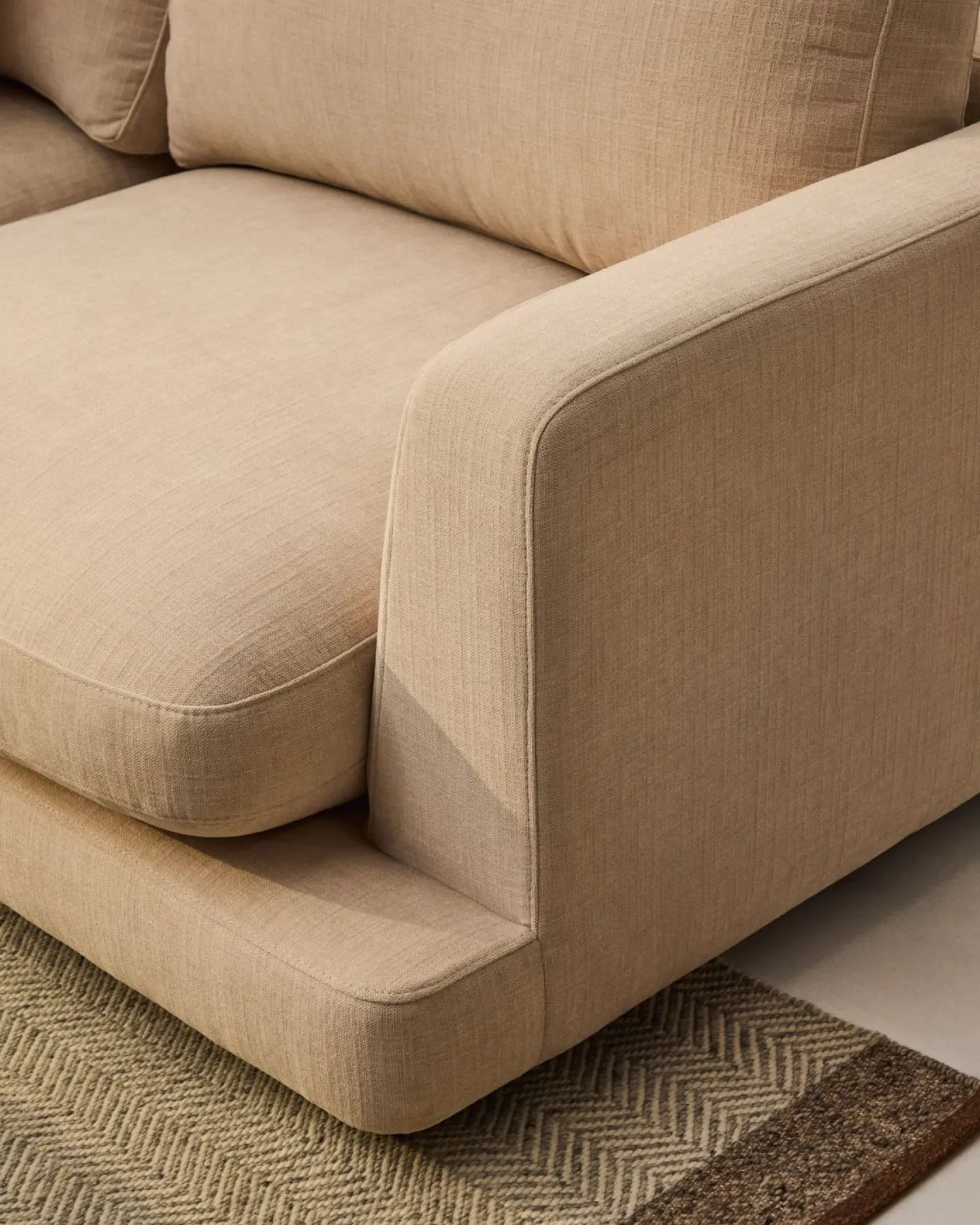 Hoekbanken-Kave Home Gala Hoekbank Beige