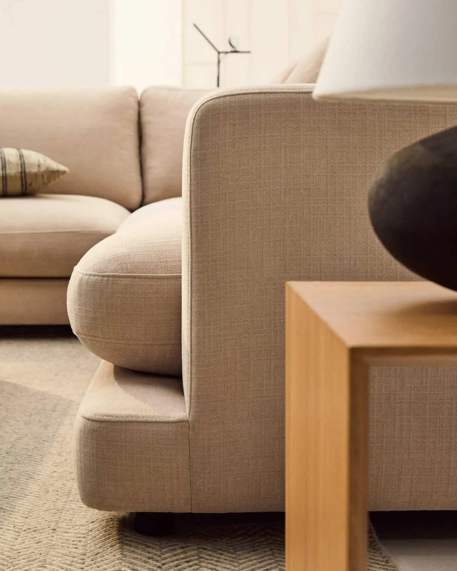 Hoekbanken-Kave Home Gala Hoekbank Beige
