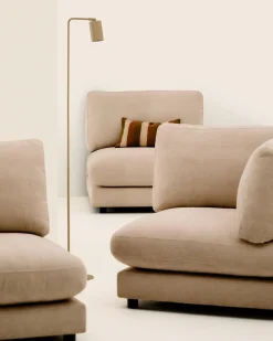 Hoekbanken-Kave Home Gala Hoekbank Beige