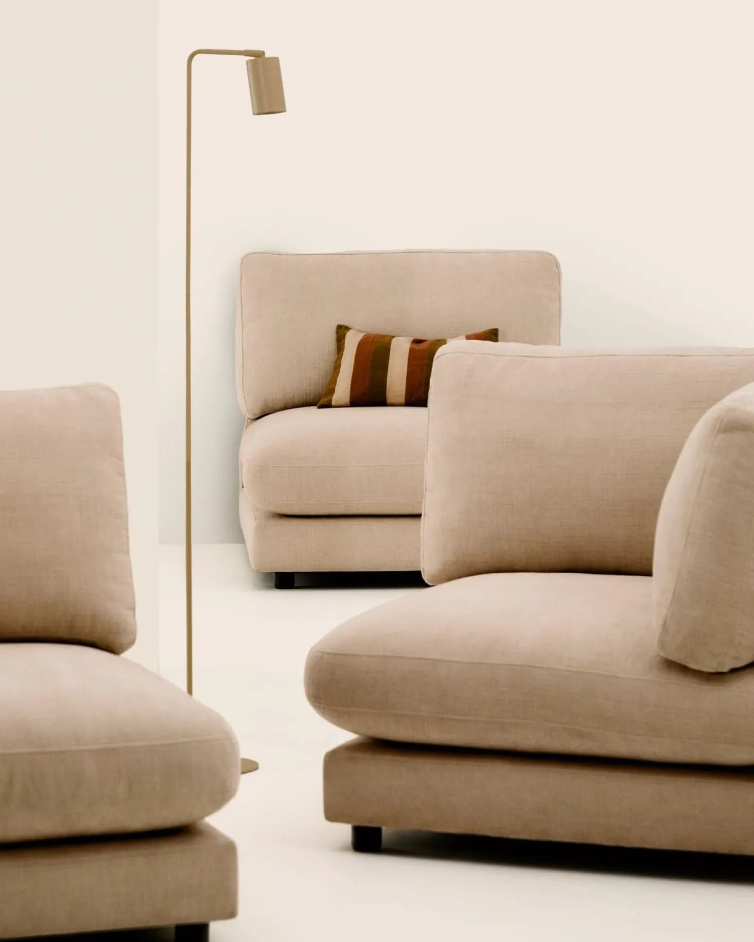 Hoekbanken-Kave Home Gala Hoekbank Beige