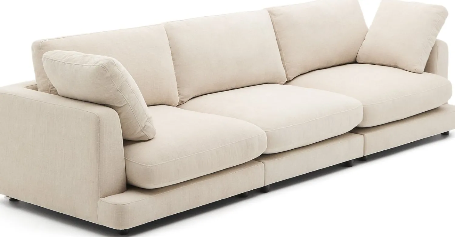 Zitbanken-Kave Home Gala 4-Zitsbank Beige