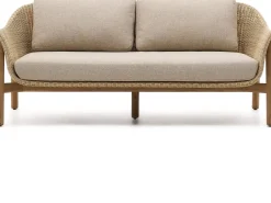 Tuinbanken|Zitbanken-Kave Home Galea Tuinbank Beige, Naturel