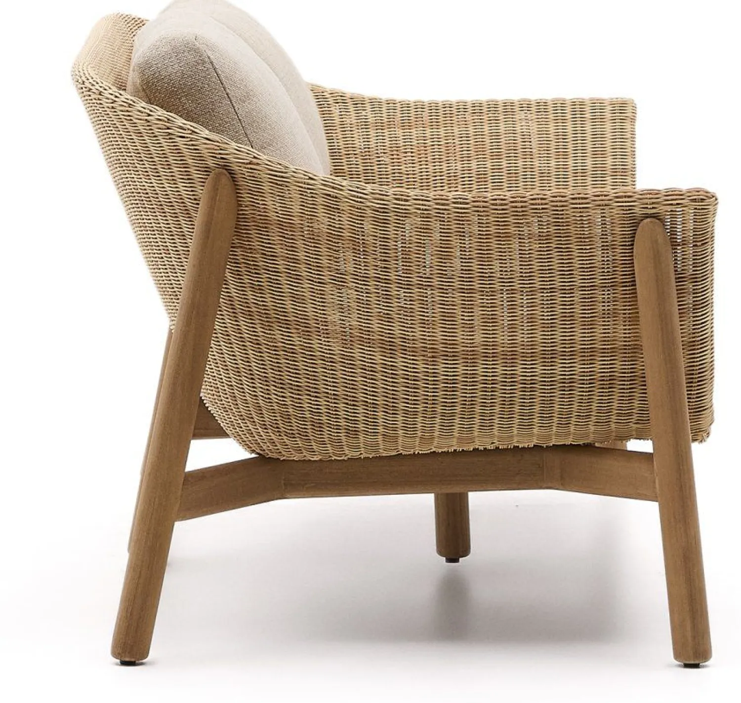 Tuinbanken|Zitbanken-Kave Home Galea Tuinbank Beige, Naturel