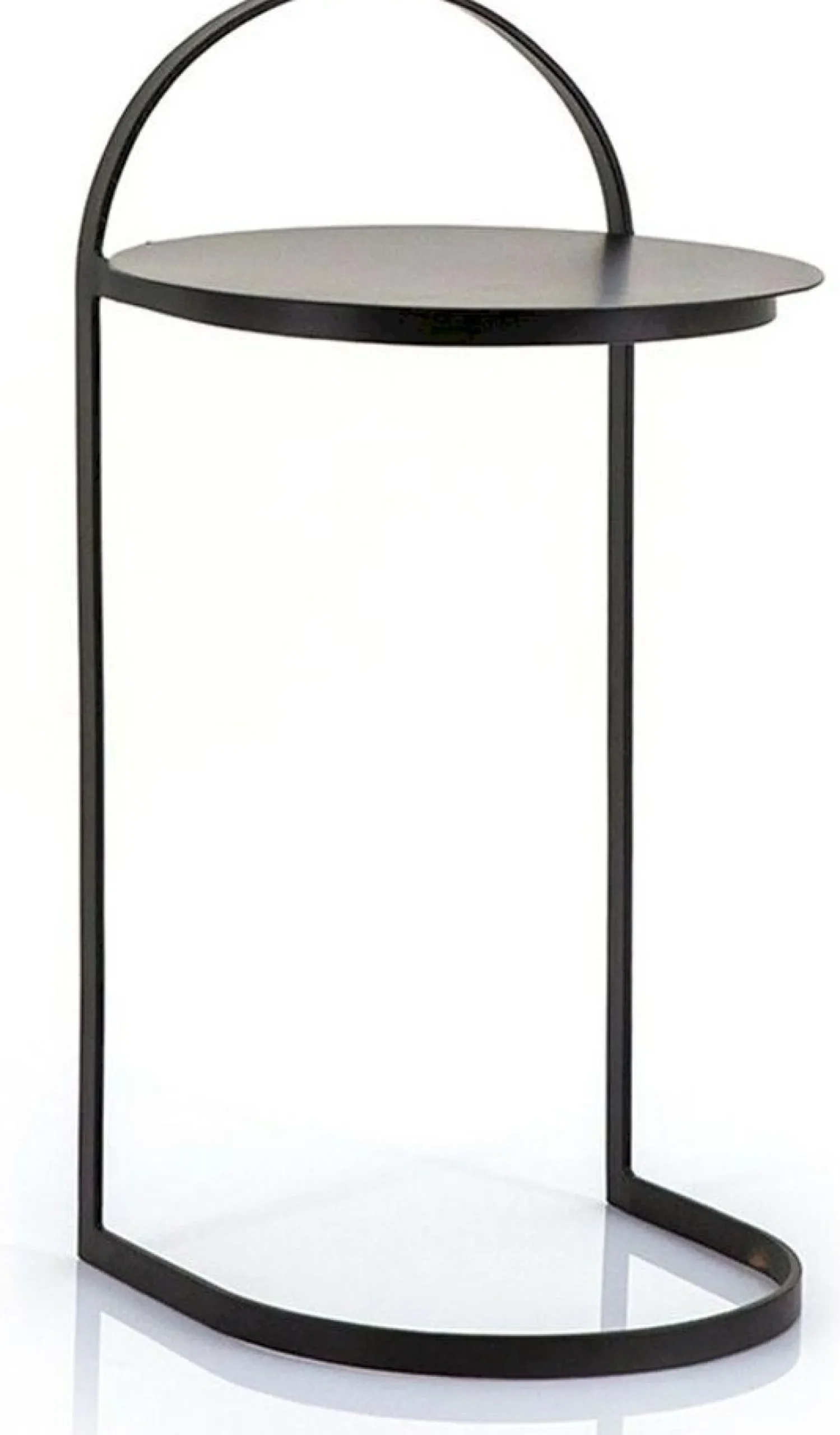 Ronde Bijzettafels-By Boo Garcon Bijzettafel Zwart