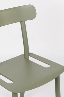 Tuinstoelen-Zuiver Garden (set van 2) Tuinstoel groen